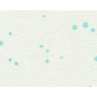 Zweigart® Murano Splash 32 Count Antique White with Mint Splash Pre-Cut Fabric