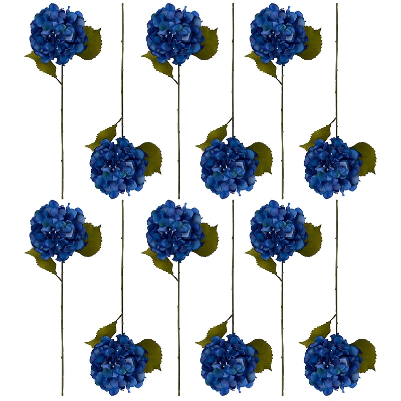 12 Pack: Navy Two-Toned Hydrangea Steam by Ashland®