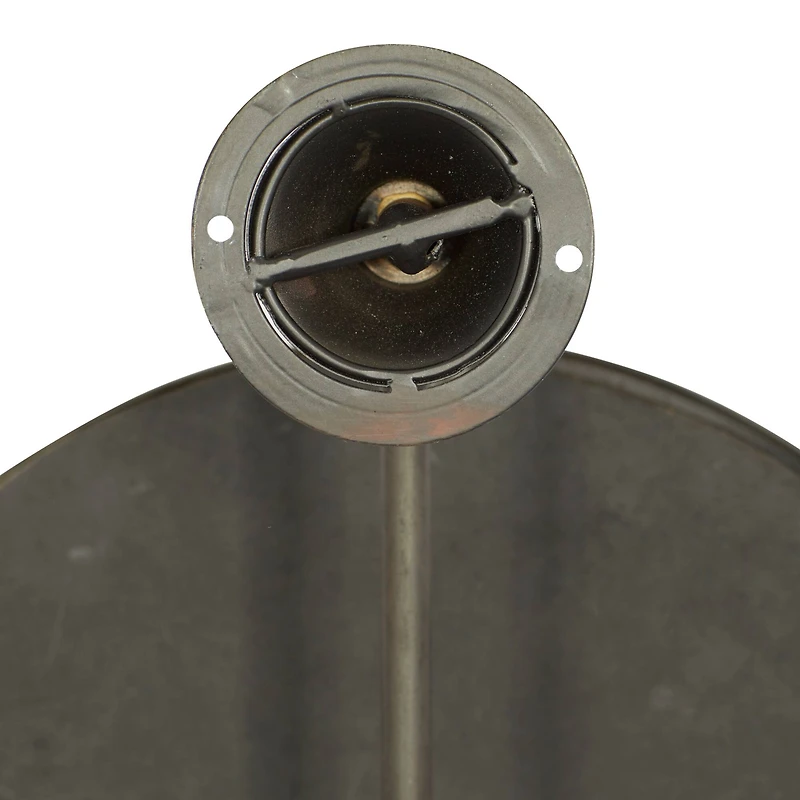 29" Oval Wood Wall Mirror