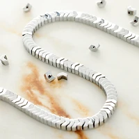 Hematite V-Shaped Semi-Precious Beads by Bead Landing