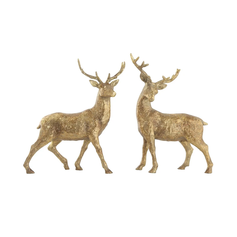 Hello Honey® Gold Standing Deer Set