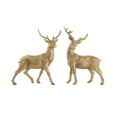 Hello Honey® Gold Standing Deer Set