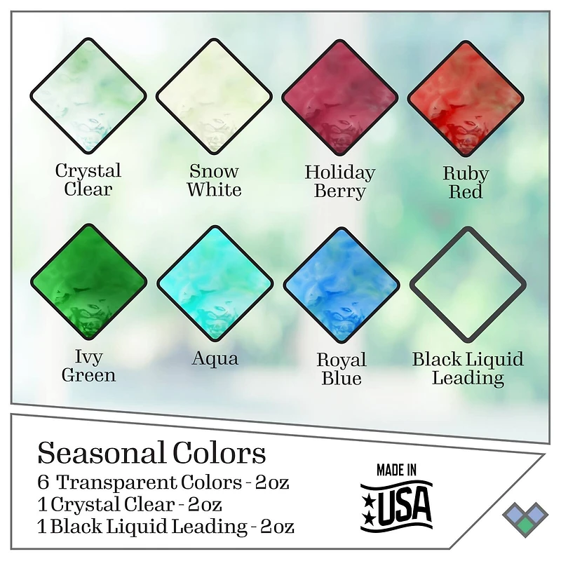 Gallery Glass® Liquid Leading™ Holiday Paint Kit