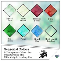 Gallery Glass® Liquid Leading™ Holiday Paint Kit
