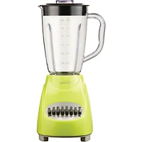 Brentwood Lime Green 12-Speed + Pulse Electric Blender