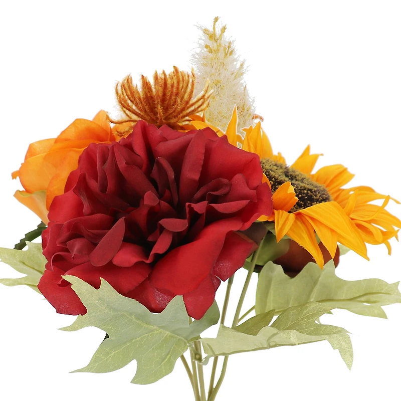 13.5" Sunflower Mix Fall Bush by Ashland®