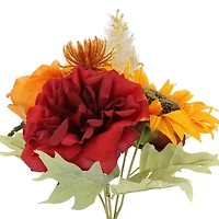 13.5" Sunflower Mix Fall Bush by Ashland®
