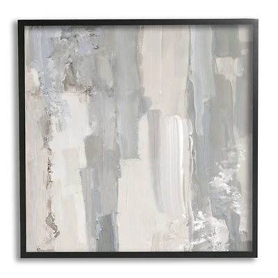 Stupell Industries Grey Brushed Abstract Arrangement Framed Giclee Art