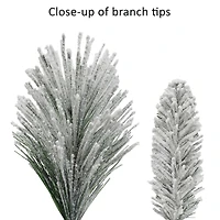 32" Flocked Berkshire Artificial Spruce Wreath