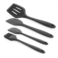 MegaChef Black Silicone Cooking Utensils Set, 12ct.