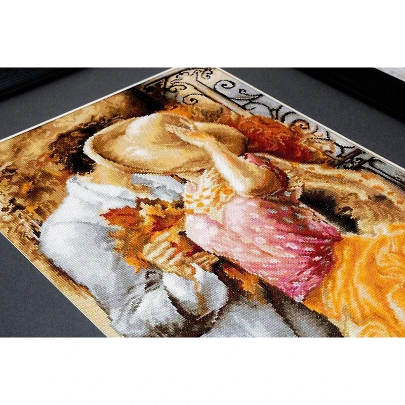 Luca-s Autumn Leaves Counted Cross-Stitch Kit