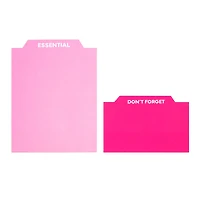 Assorted Tab Sticky Note Pads, 2pc. by Fab Finds