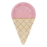 7" Ice Cream Dinner Plates, 8ct. by Celebrate It™
