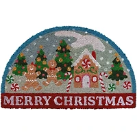 Merry Christmas Gingerbread Water Globe Light Up Doormat by Ashland®