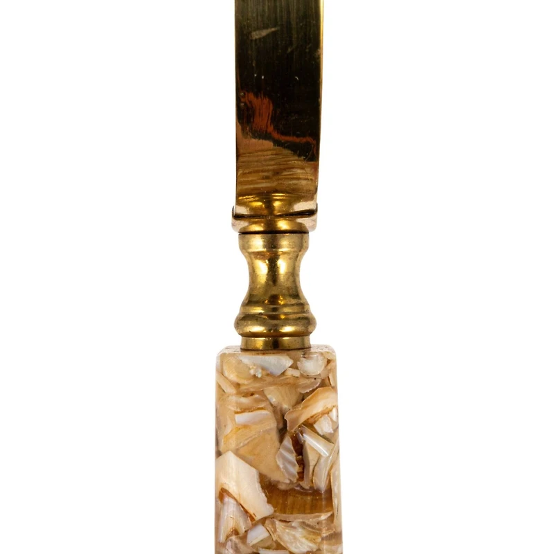 Hello Honey® 9" Brass Magnifying Glass with Mother of Pearl Handle