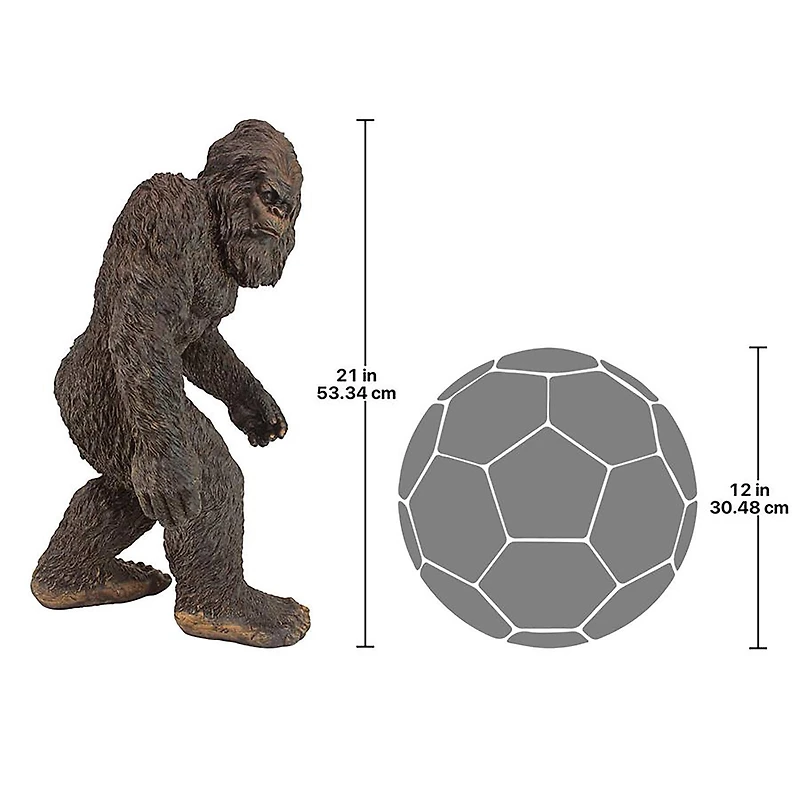 Design Toscano Medium Bigfoot, the Garden Yeti Statue