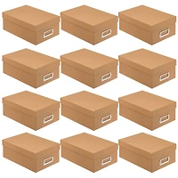 12 Pack: Kraft Memory Box by Simply Tidy™
