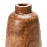 Hello Honey® 14.5" Brown Paulownia Wood Vase
