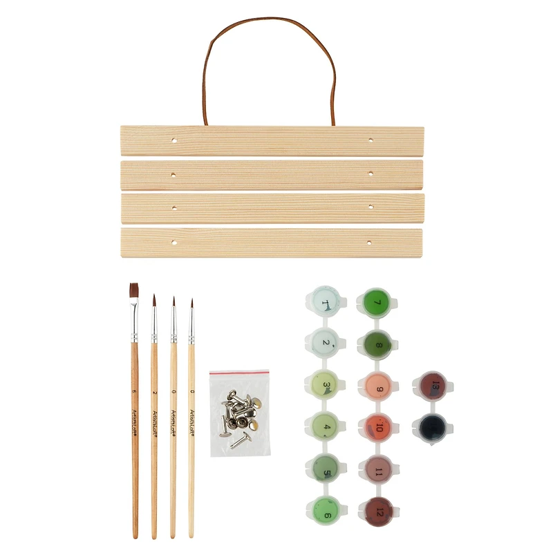 8" x 10" Yosemite Paint-by-Number Kit with Wood Display Hanger by Artist's Loft®