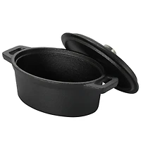 Gibson Home® Campton 0.35qt. Oval Cast Iron Dutch Oven with Base