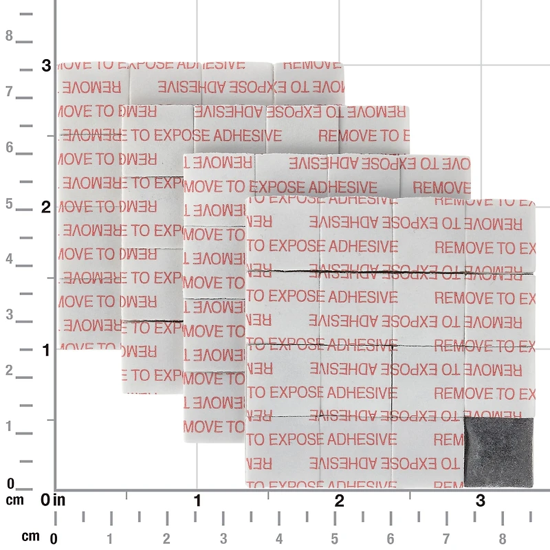 3M Scotch® Removable Mounting Squares, 1/2" x 1/2"