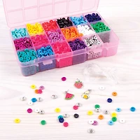Make It Real Mixed Heishi Beads with Storage Case Activity Kit