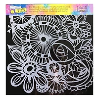 The Crafter's Workshop Blooming Garden Stencil
