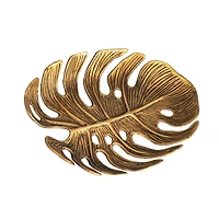 Hello Honey® 6.5" Antique Monstera Leaf Tabletop Accent