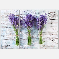 Designart - Fresh Lavender On Wood