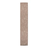 72'' Dusty Rose Fall Pattern Cotton Twill Runner