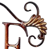 Brown Metal Live, Laugh, Love Wall Decoration