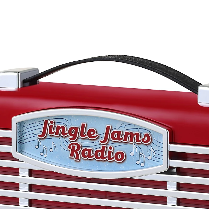 6" Red Retro Jingle Jams Radio