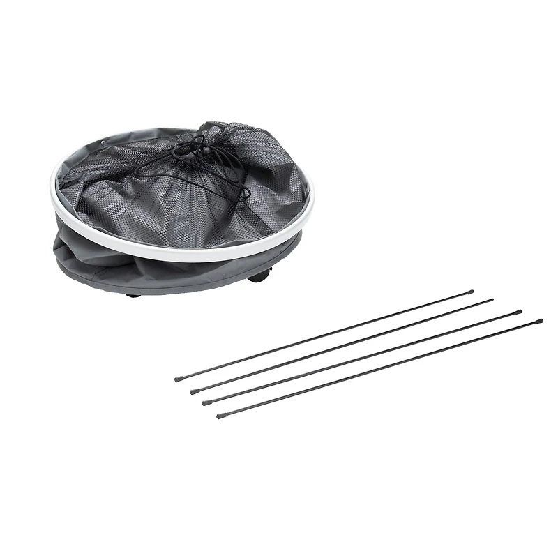 Mind Reader Collapsible Hamper with Wheels