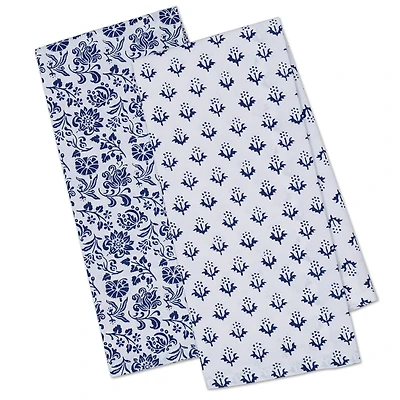 DII® Tunisia Flowers Printed Dishtowel, 2ct.