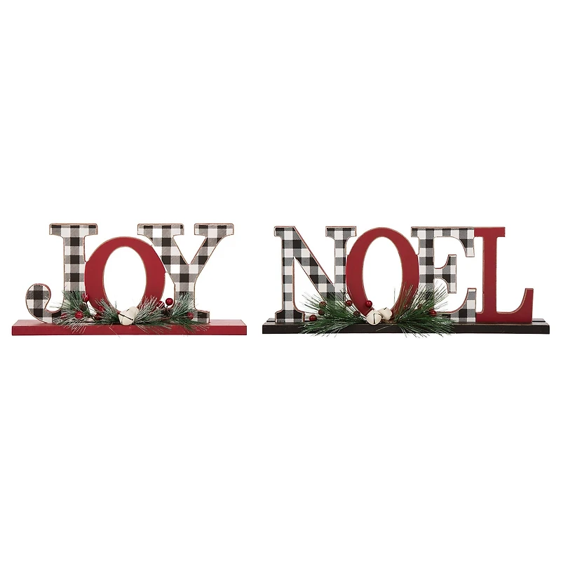 Glitzhome® Noel & Joy Table Top Décor Set