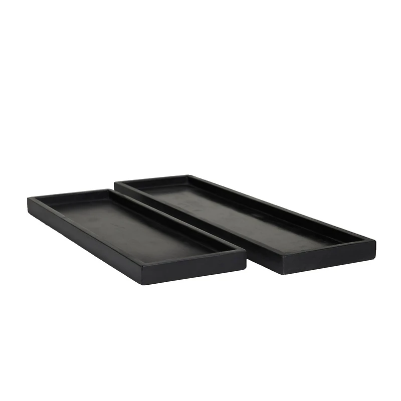 CosmoLiving by Cosmopolitan Marble Tray Set