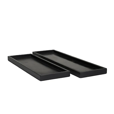 CosmoLiving by Cosmopolitan Marble Tray Set