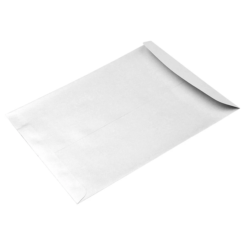 JAM Paper 10" x 13" Silver Stardream Metallic Gum Closure Envelopes, 10ct.
