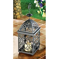 14" Moroccan Style Birdcage Candle Lantern