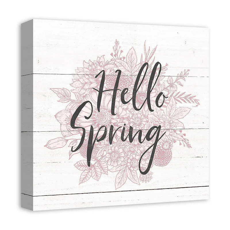 Hello Spring Canvas Art