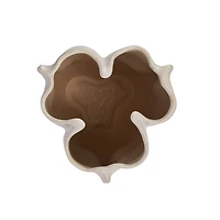 Hello Honey® 15" Natural Modern Organically Shaped Stoneware Vase