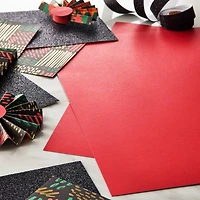 Bright Red Starry Cardstock Paper by Recollections®, 12" x 12"