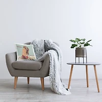 Stupell Industries Style is Eternal Glam Fashion Quote Woman Throw Pillow, 18" x 18"