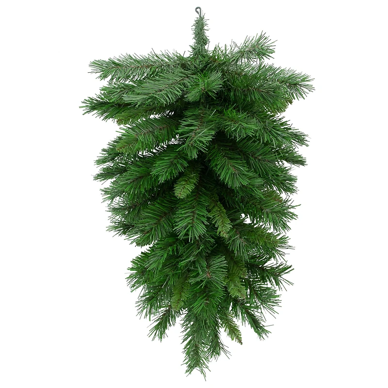 30" Unlit Mixed Pine Artificial Christmas Teardrop Swag