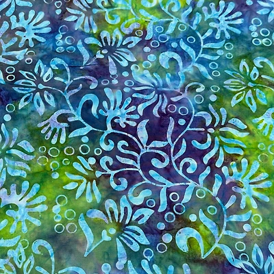 Feldman Premium Indonesian Batik Purple Freesia Fabric