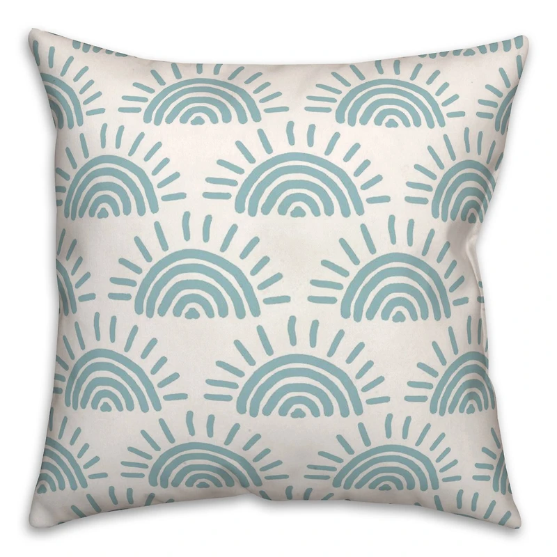 Sun Pattern Throw Pillow