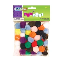 Creativity Street® Bright Hues 1'' Pom Pons, 50ct.