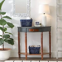 DII® Medium Rustic Bronze Chicken Wire Baskets with French Blue Liners, 2ct.