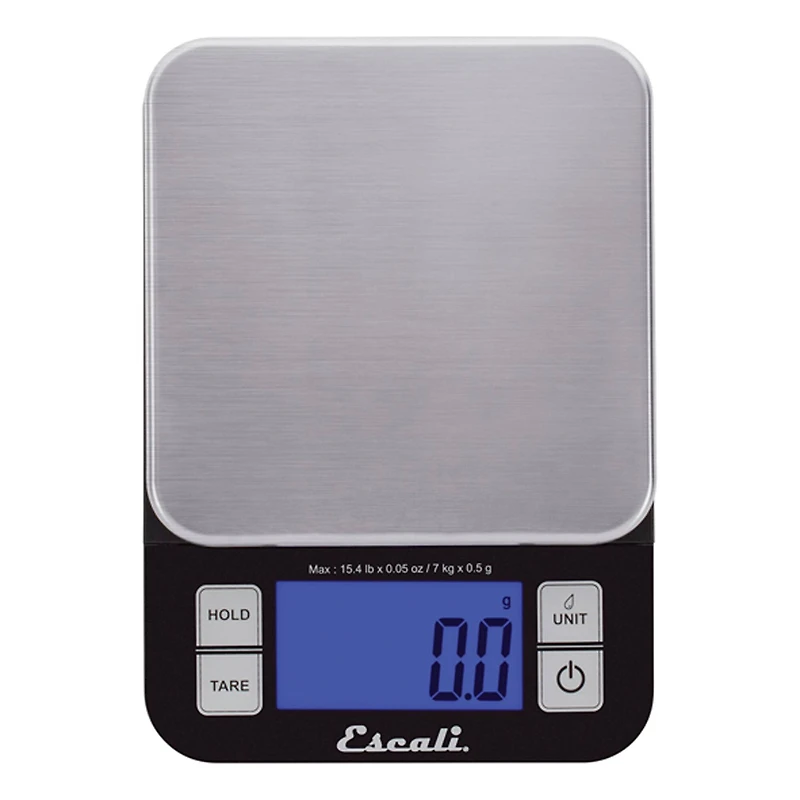 Escali Black & Silver Nutro Digital Food Scale