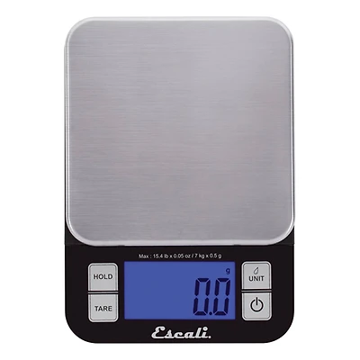 Escali Black & Silver Nutro Digital Food Scale